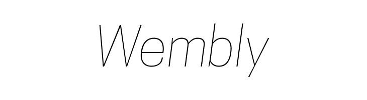 Tanohe Sans Thin Italic  Free Fonts Download