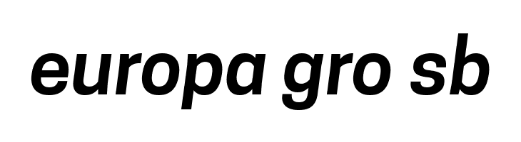 Tanohe Sans SemiBold Italic  Free Fonts Download