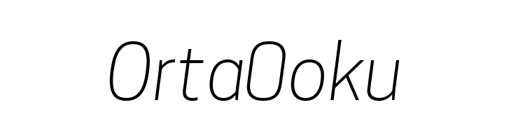 Tanohe Sans Light Italic  Free Fonts Download