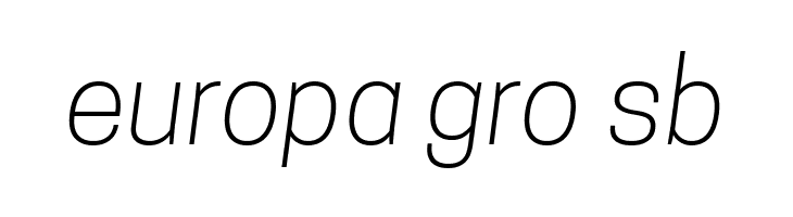 Tanohe Sans Light Italic  Free Fonts Download