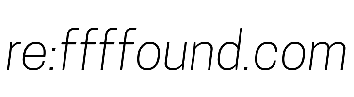 Tanohe Sans Light Italic  Free Fonts Download