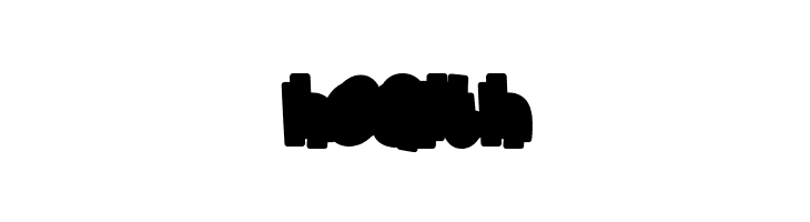Rhuma Sinera Shadow.  Free Fonts Download