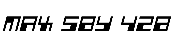 Phaser Bank Italic  Free Fonts Download