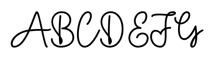 Baby Girl Monoline  Free Fonts Download