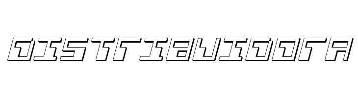 Phaser Bank 3D Italic  Free Fonts Download