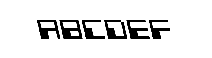 Phaser Bank Leftalic  Free Fonts Download