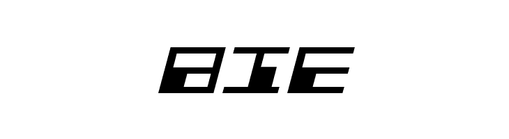 Phaser Bank Expanded Italic  Free Fonts Download