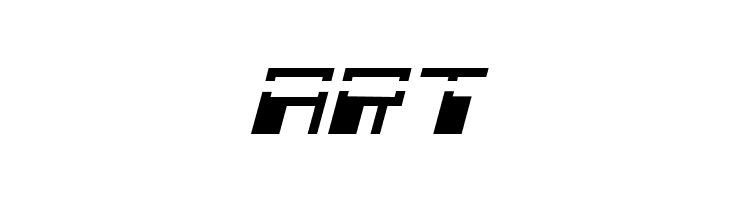 Phaser Bank Laser Italic  Free Fonts Download