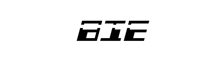 Phaser Bank Laser Italic  Free Fonts Download
