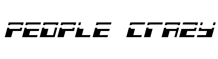 Phaser Bank Laser Italic  Free Fonts Download