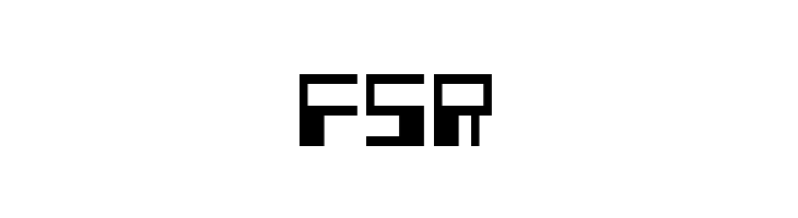 fsr Phaser Bank Condensed Font