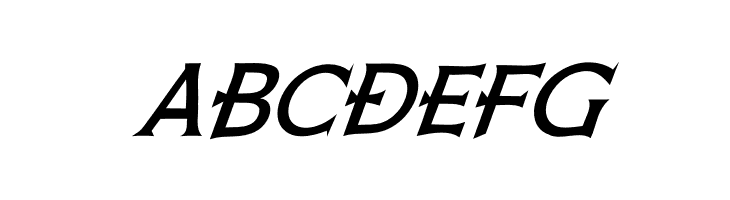 Death Record Italic  Free Fonts Download