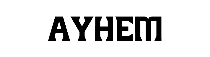 AYHEM Mighty Mighty Friars Font