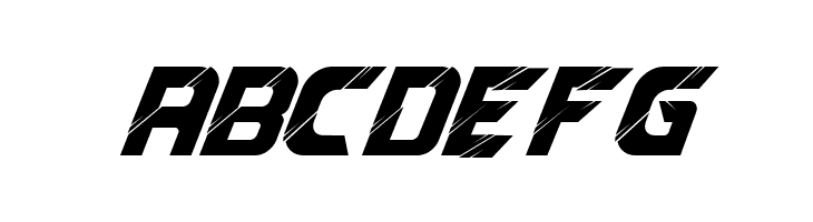 Reflected Italic  Free Fonts Download