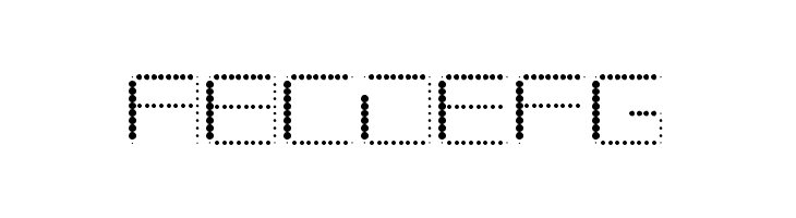 Amaya Technical Dots Regular  Free Fonts Download