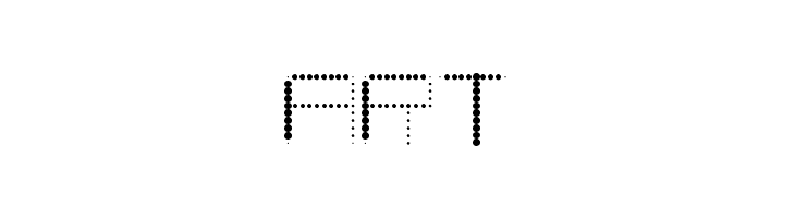 Amaya Technical Dots Regular  Free Fonts Download