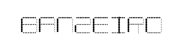 Amaya Technical Dots Regular  Free Fonts Download