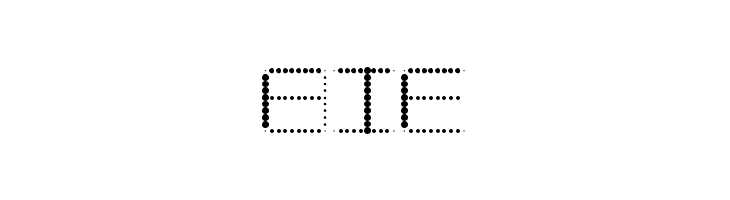 Amaya Technical Dots Regular  Free Fonts Download
