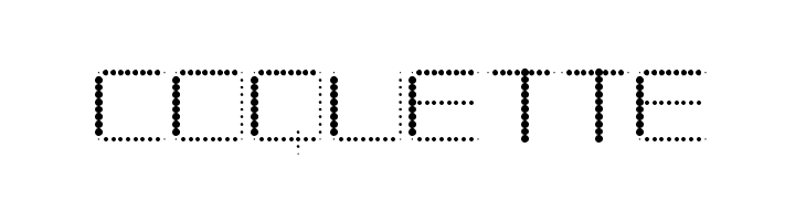 Amaya Technical Dots Regular  Free Fonts Download