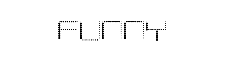 Amaya Technical Dots Regular  Free Fonts Download