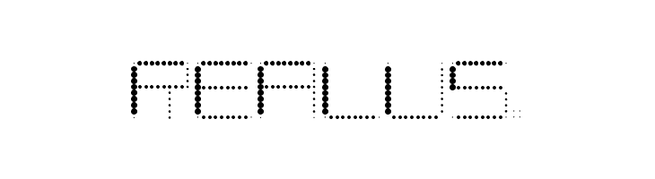 Amaya Technical Dots Regular  Free Fonts Download