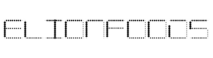 Amaya Technical Dots Regular  Free Fonts Download