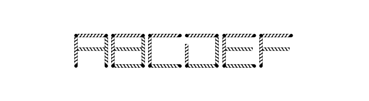 Amaya Technical Leaves Regular  Free Fonts Download