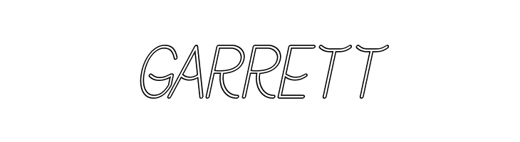 Buon Umore Hollow Italic  Free Fonts Download