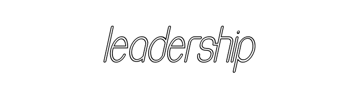 Buon Umore Hollow Italic  Free Fonts Download