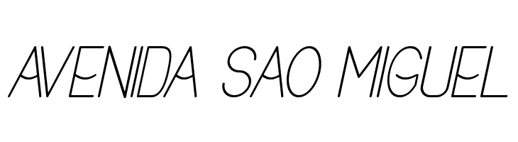 Buon Umore Thin Italic  Free Fonts Download