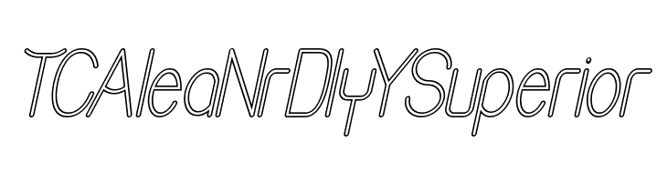 Buon Umore Hollow Italic  Free Fonts Download