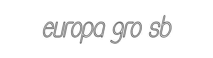 Buon Umore Hollow Italic  Free Fonts Download