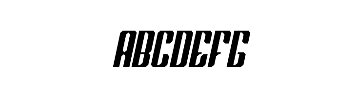 Red Steel Italic  Free Fonts Download