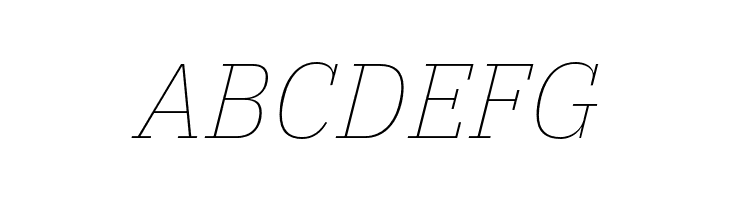 IBM Plex Serif Thin Italic  Free Fonts Download