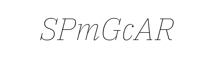 IBM Plex Serif Thin Italic  Free Fonts Download