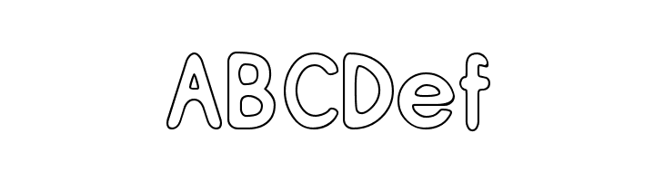 ReSiple BoldOutline  Free Fonts Download