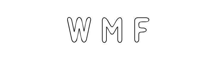 ReSiple BoldOutline  Free Fonts Download