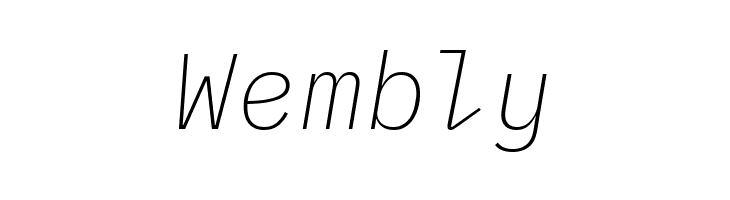 IBM Plex Mono ExtraLight Italic  Free Fonts Download