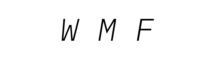 IBM Plex Mono Light Italic  Free Fonts Download