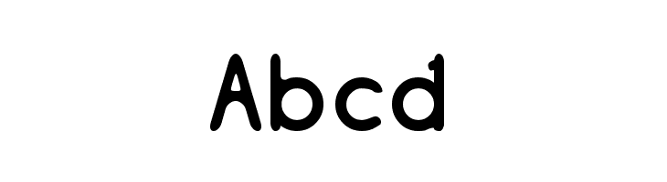Abcd1 ReSiple Rounded Font