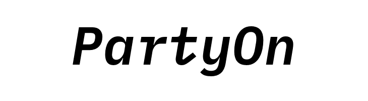 IBM Plex Mono SemiBold Italic  Free Fonts Download