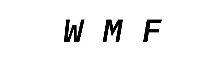 IBM Plex Mono SemiBold Italic  Free Fonts Download
