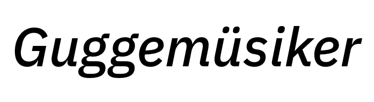 IBM Plex Sans Medium Italic  Free Fonts Download