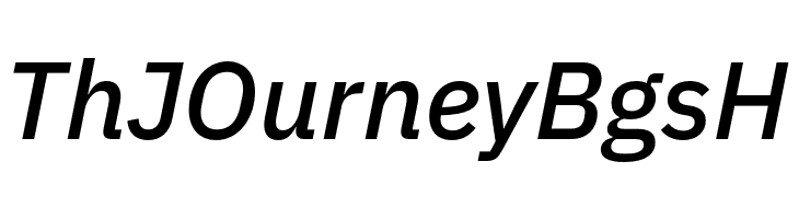 IBM Plex Sans Medium Italic  Free Fonts Download