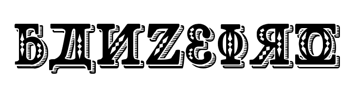 Kremlin Georgian I 3D  Free Fonts Download