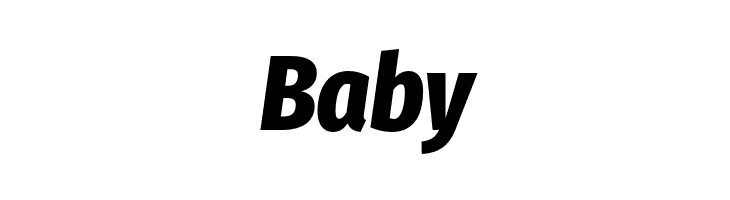 Fira Sans Condensed ExtraBold Italic  Free Fonts Download