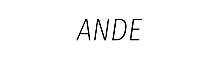 Fira Sans Condensed ExtraLight Italic  Free Fonts Download