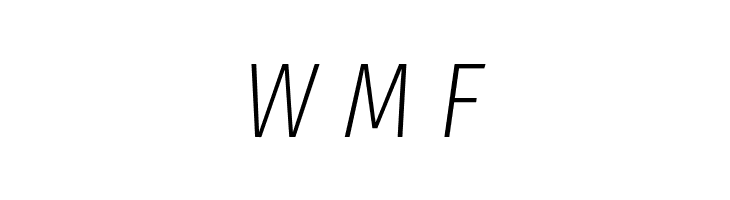 Fira Sans Condensed ExtraLight Italic  Free Fonts Download