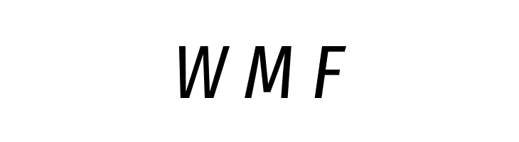 Fira Sans Condensed Italic  Free Fonts Download