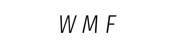 Fira Sans Condensed Light Italic  Free Fonts Download